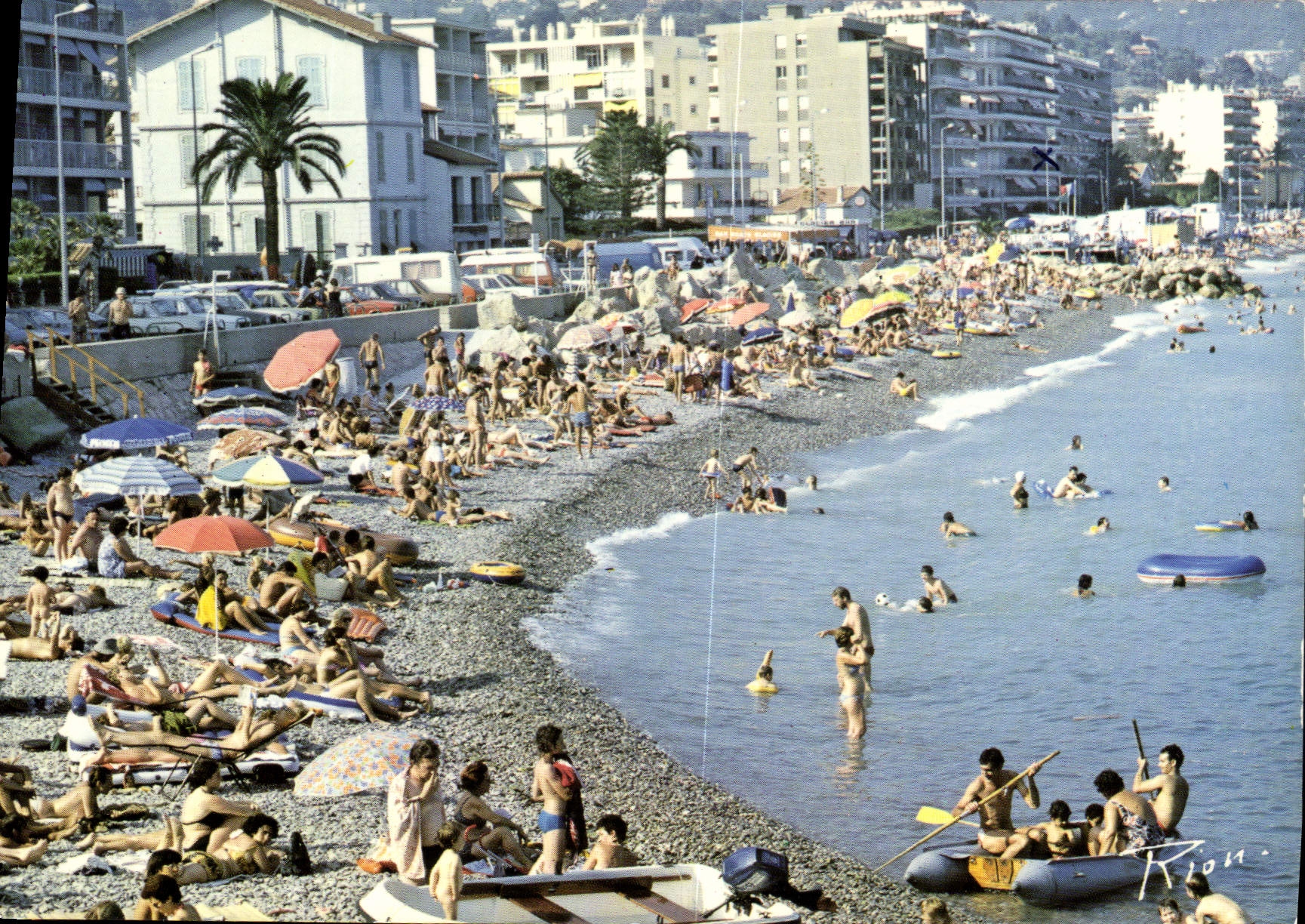 CPM La Cote d'Azur Inoubliable Roquebrune Cap Martin la Plage 