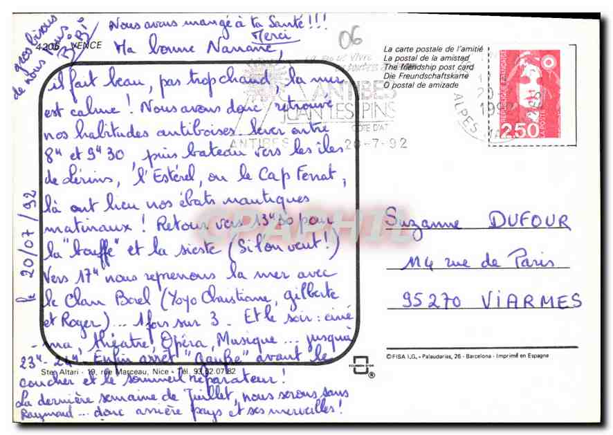 CPM Vence  — Rückseite