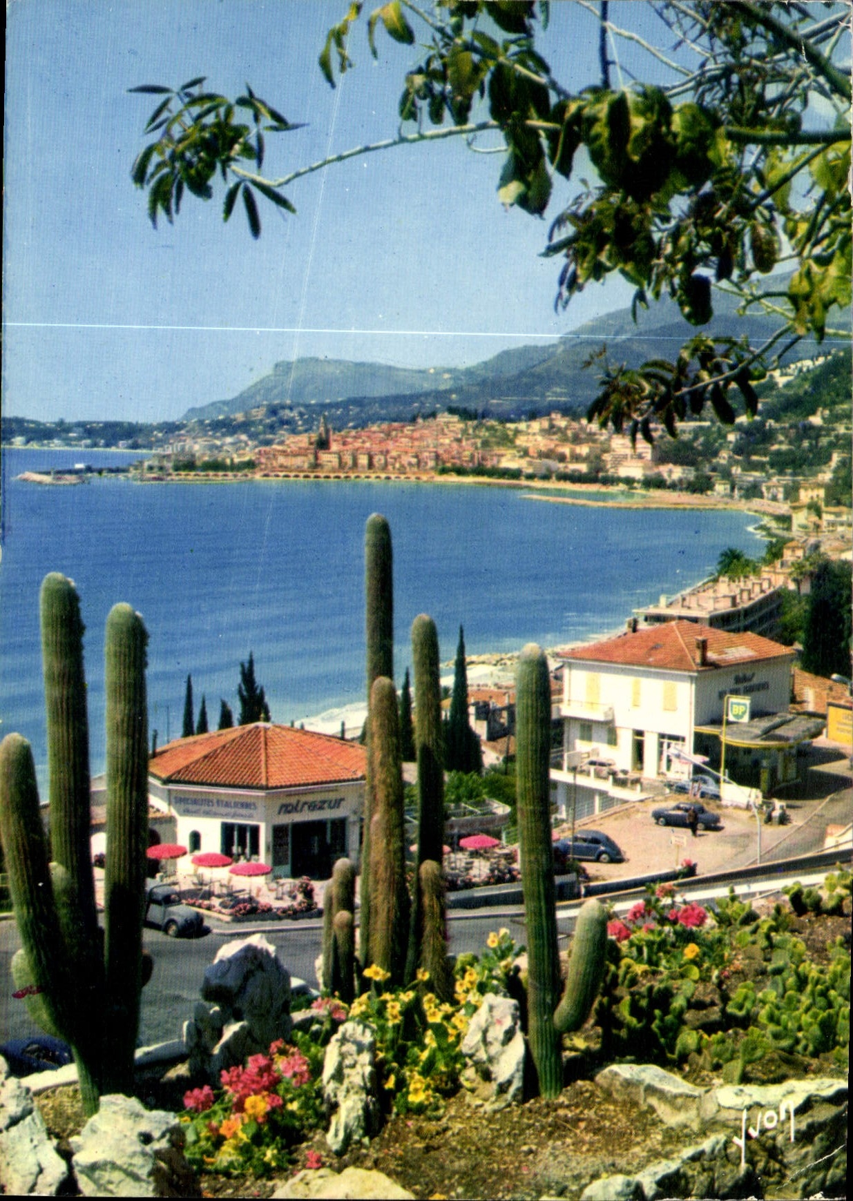 Menton — vue sur le Mont Agel — Éditions d'art S.P.A.D.E.M.