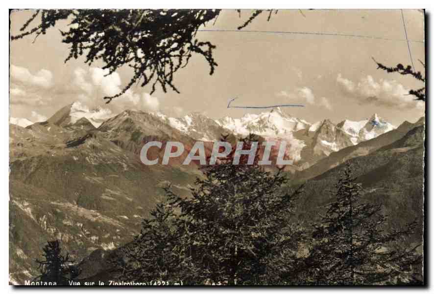 CPM Montana vue sur le Zinalrothorn et l'Obergabelhorn