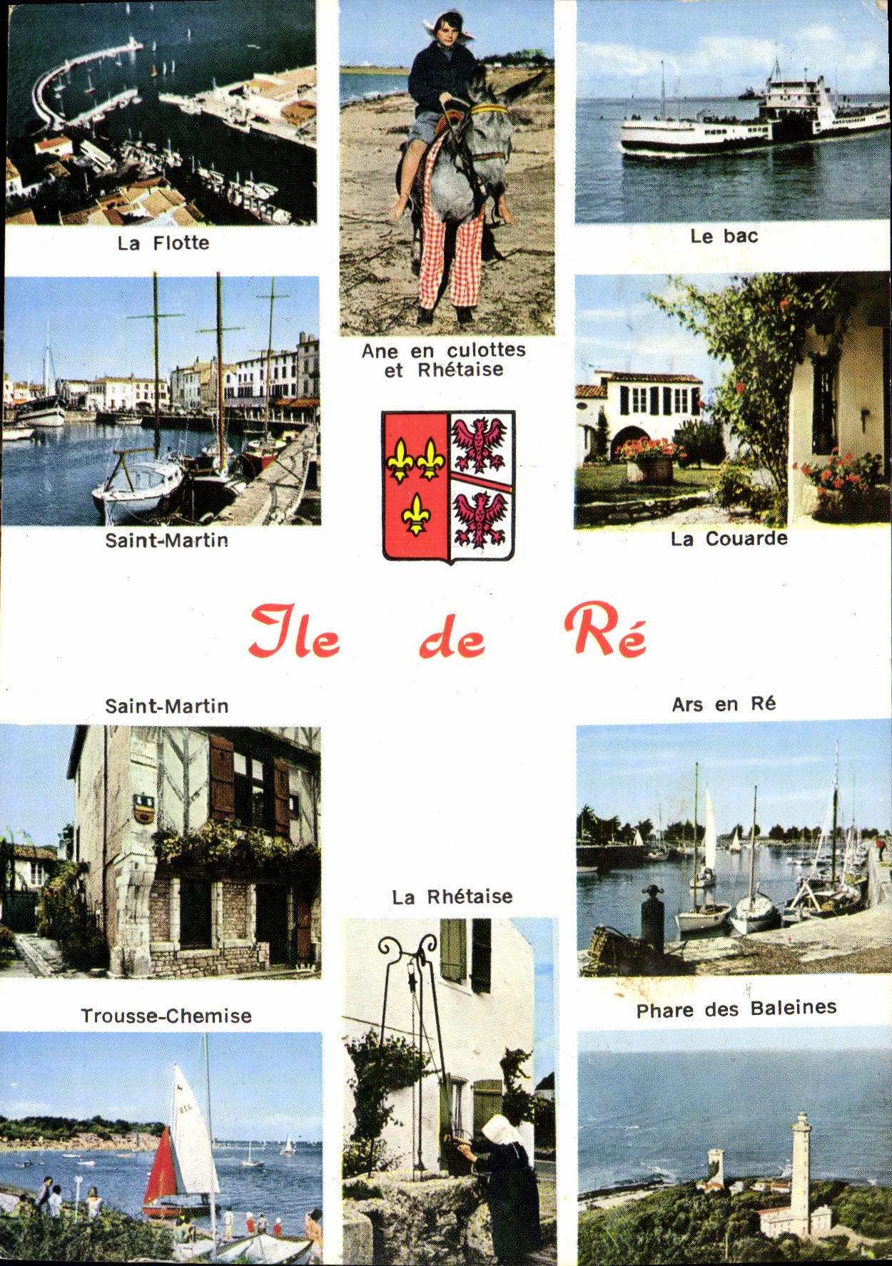 CPM Ile de Re Charente Maritime La flotte le bas Saint Martin La Couarde Trousse Chemise Phare des b