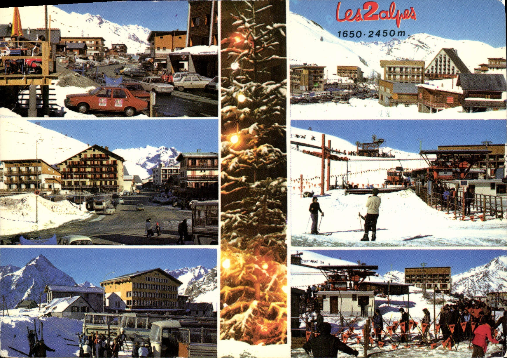 Les Deux Alpes — 1650-2450 m — Publisher J. Cellarès