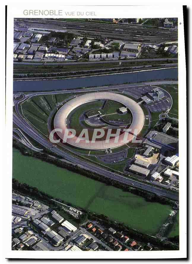 CPM Grenoble Dauphine France Au confluent de l'Isere et du Drac le Synchrotron 