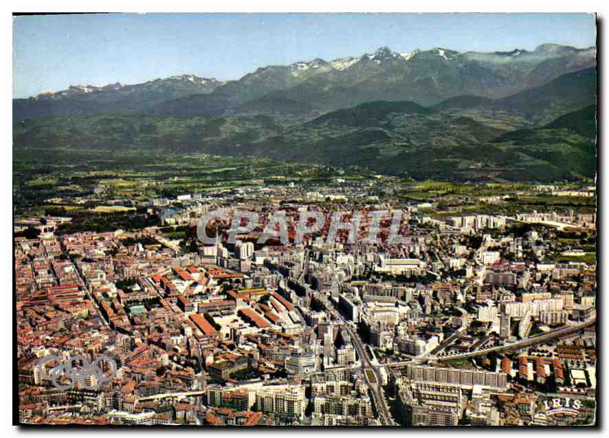 Grenoble (Isère) — Olympic City — General Aerial View — Hachette Editions