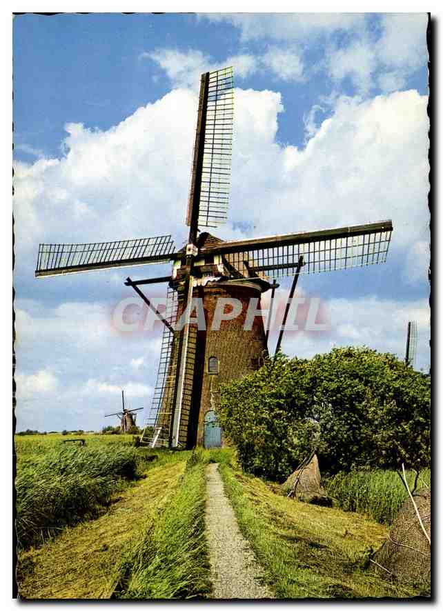 CPM Kinderdijk Moulin a eau 