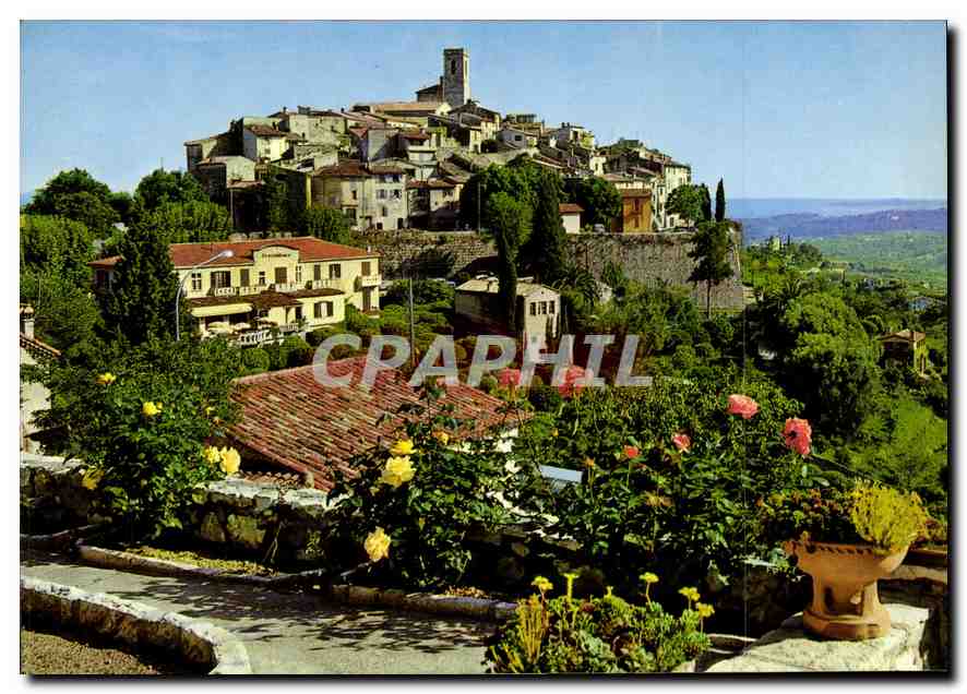 CPM Saint Paul Cote d'Azur Cite des Artistes Vue generale du village 