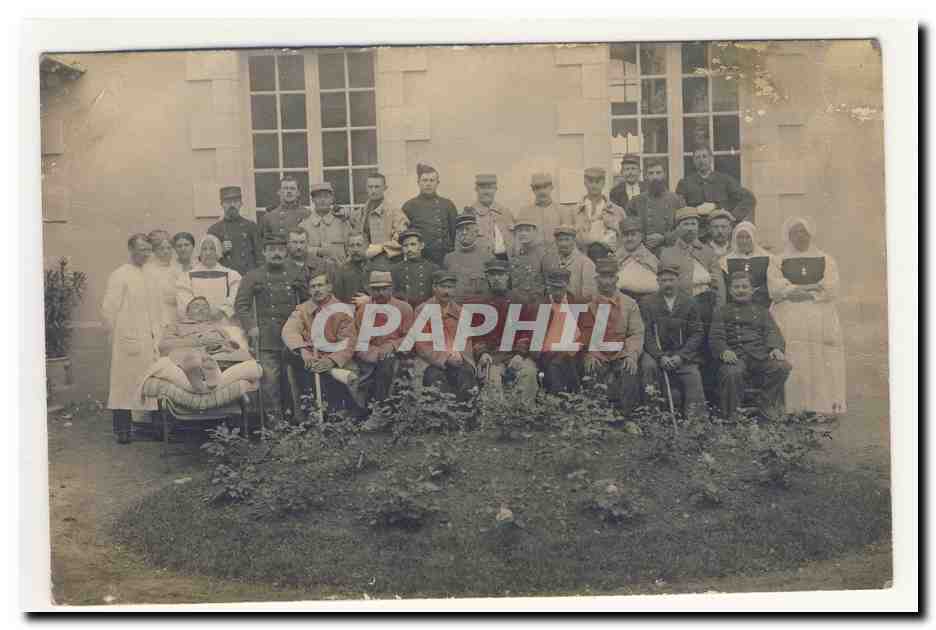 Doue La Fontaine Belees de guerre Soldats Infirmieres Religieuses Medecins Officiers Animation CPA