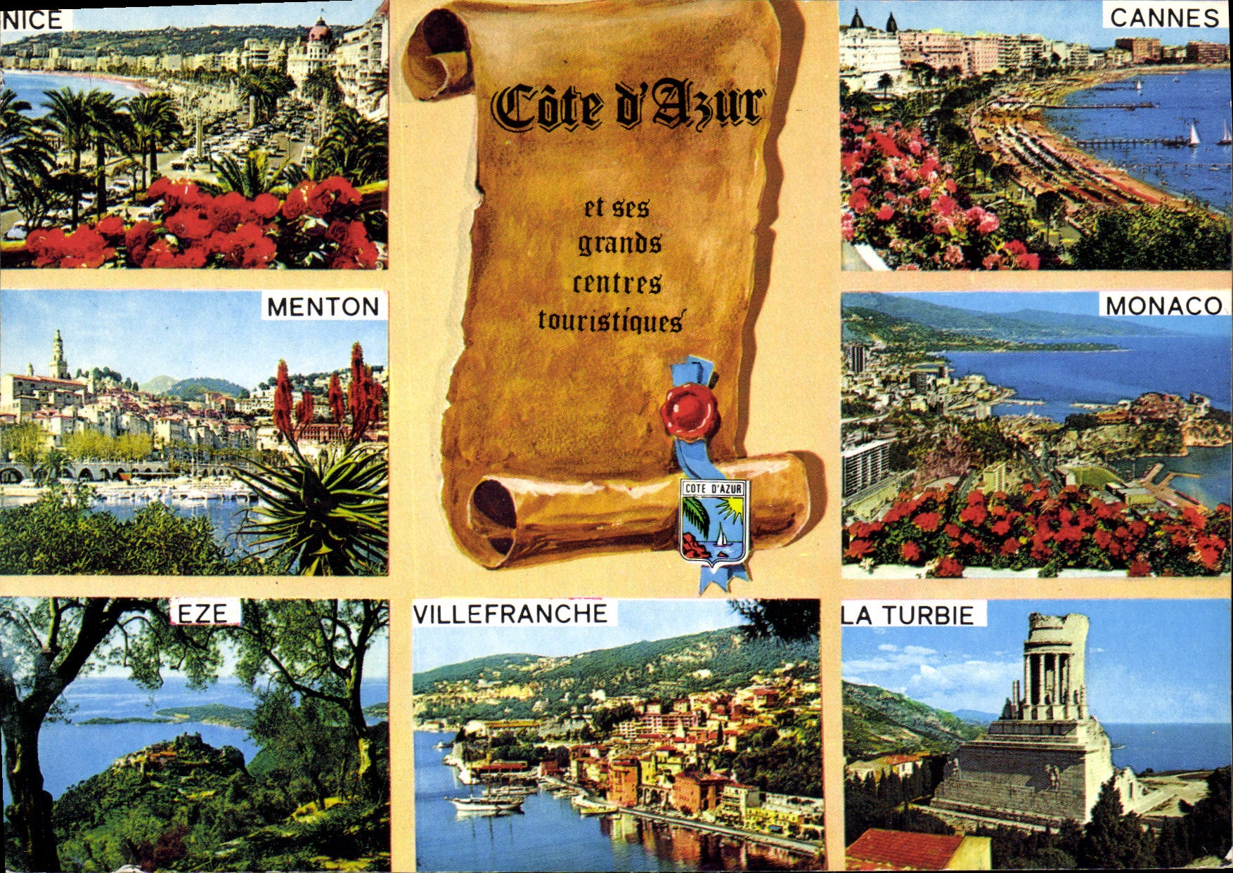 Côte d'Azur et ses grands centres touristiques — Les Editions Gilletta, n°012