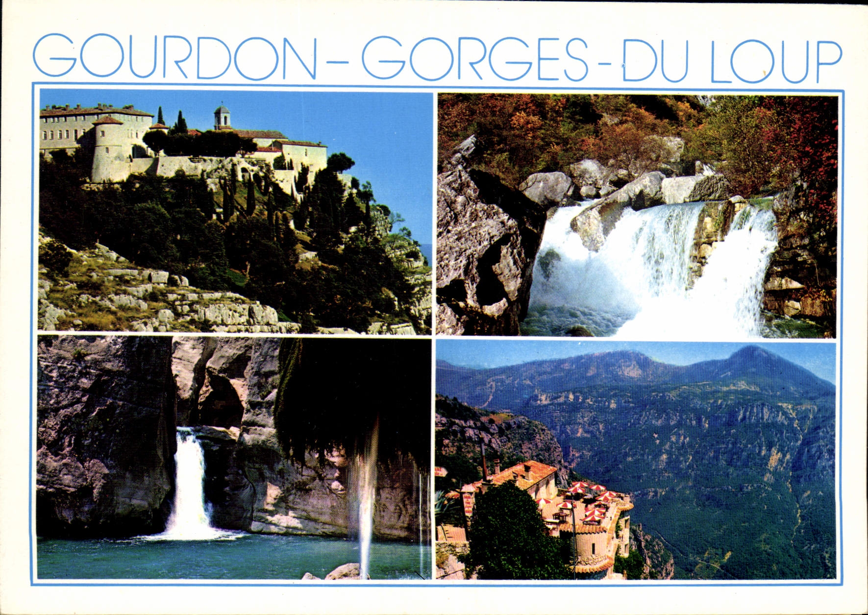 CPM Gourdon Gorges du Loup Cote d'Azur French Riviera 