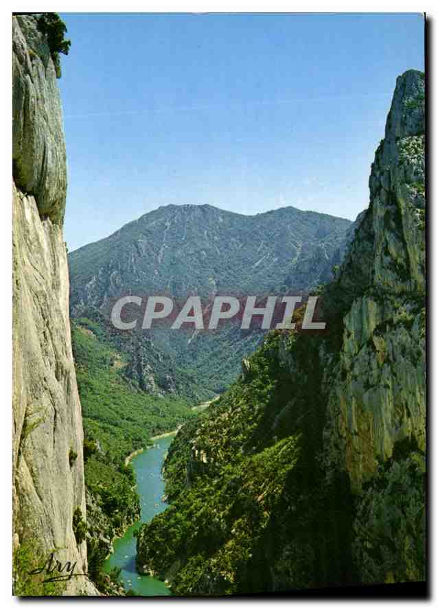 Les Gorges pittoresques du Verdon — passage du Galetas — Édition Tardy