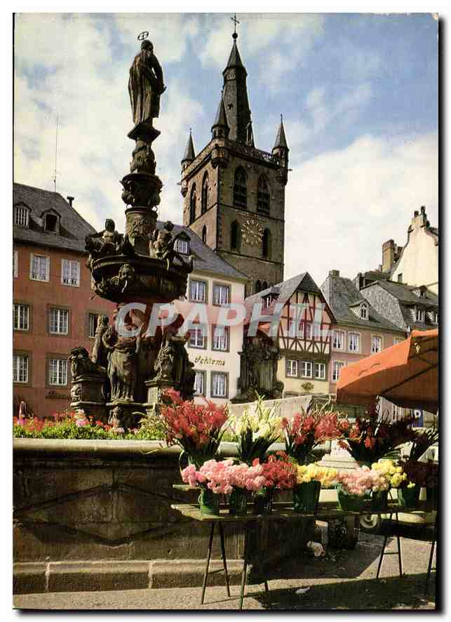 CPM Trier Petrusbrunnen mit St Gangolph 
