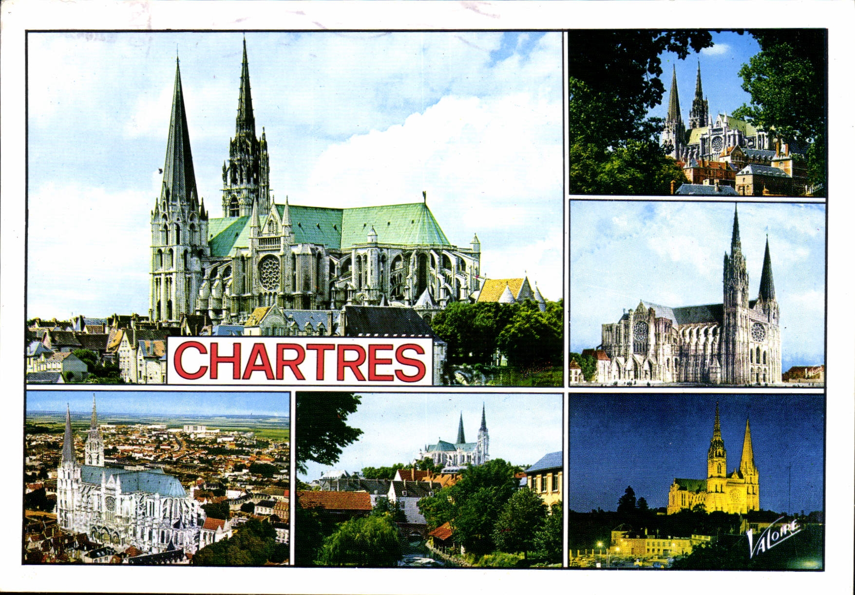 CPM Chartres Eure et Loir Divers aspects de la cathedrale 