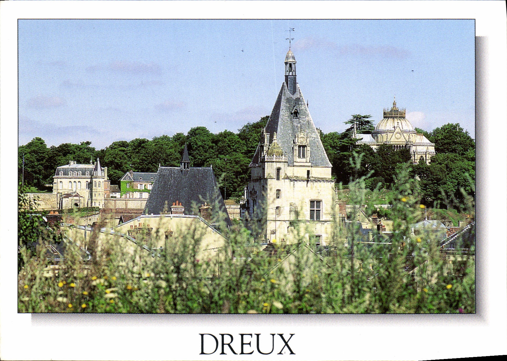 CPM Dreux Eure et Loir Panorama sur la ville 