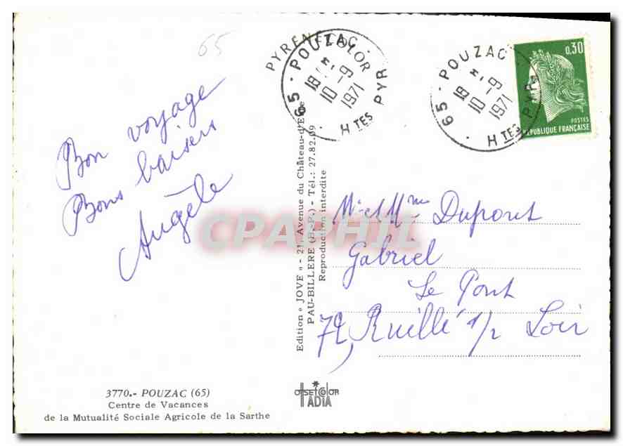 Château du Château-Évêque — Pau-Billère — Édition Jove — Reverso