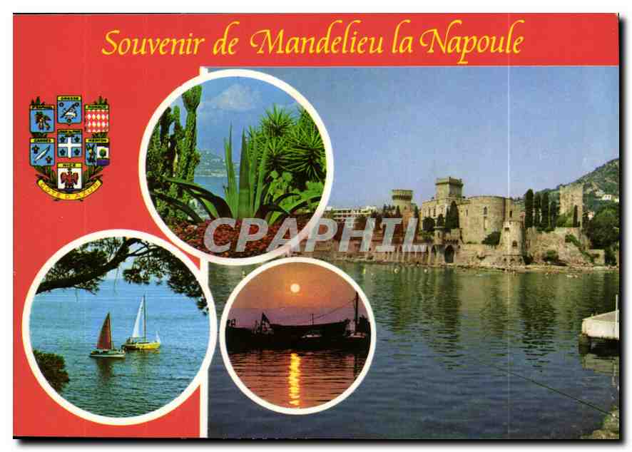 CPM Souvenir de Mandelieu la Napoule Le Chateau 