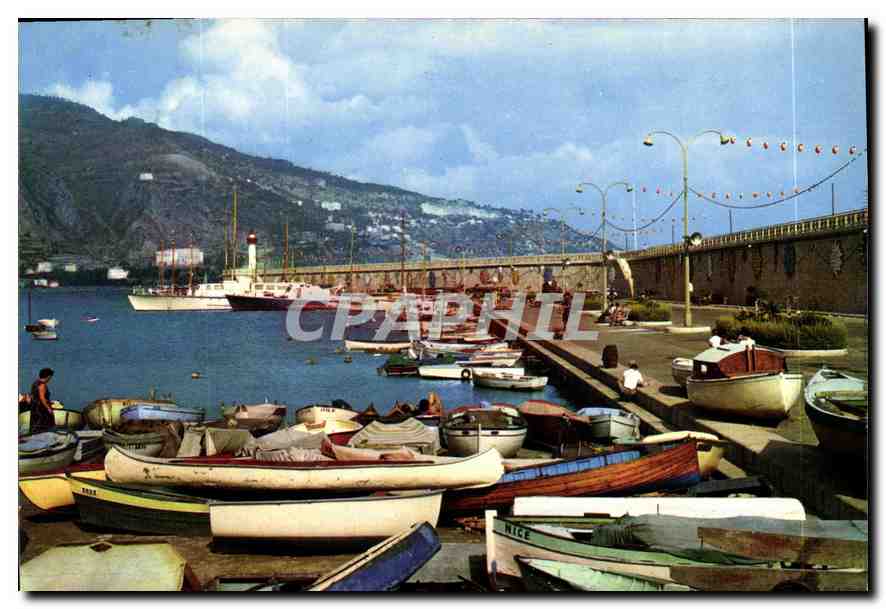 Port of Menton — The Wonderful Sites of the French Riviera — A.M. (publisher)