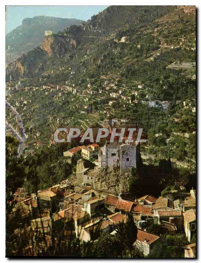 CPM La Cote d'Azur Roquebrune Village Vue generale Dans le Laintain le Vistareo 