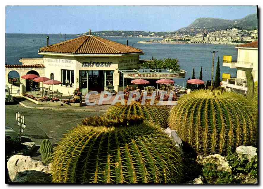 CPM Menton Frontiere Le Mirazur Menton Le Cap Martin Bar Biere