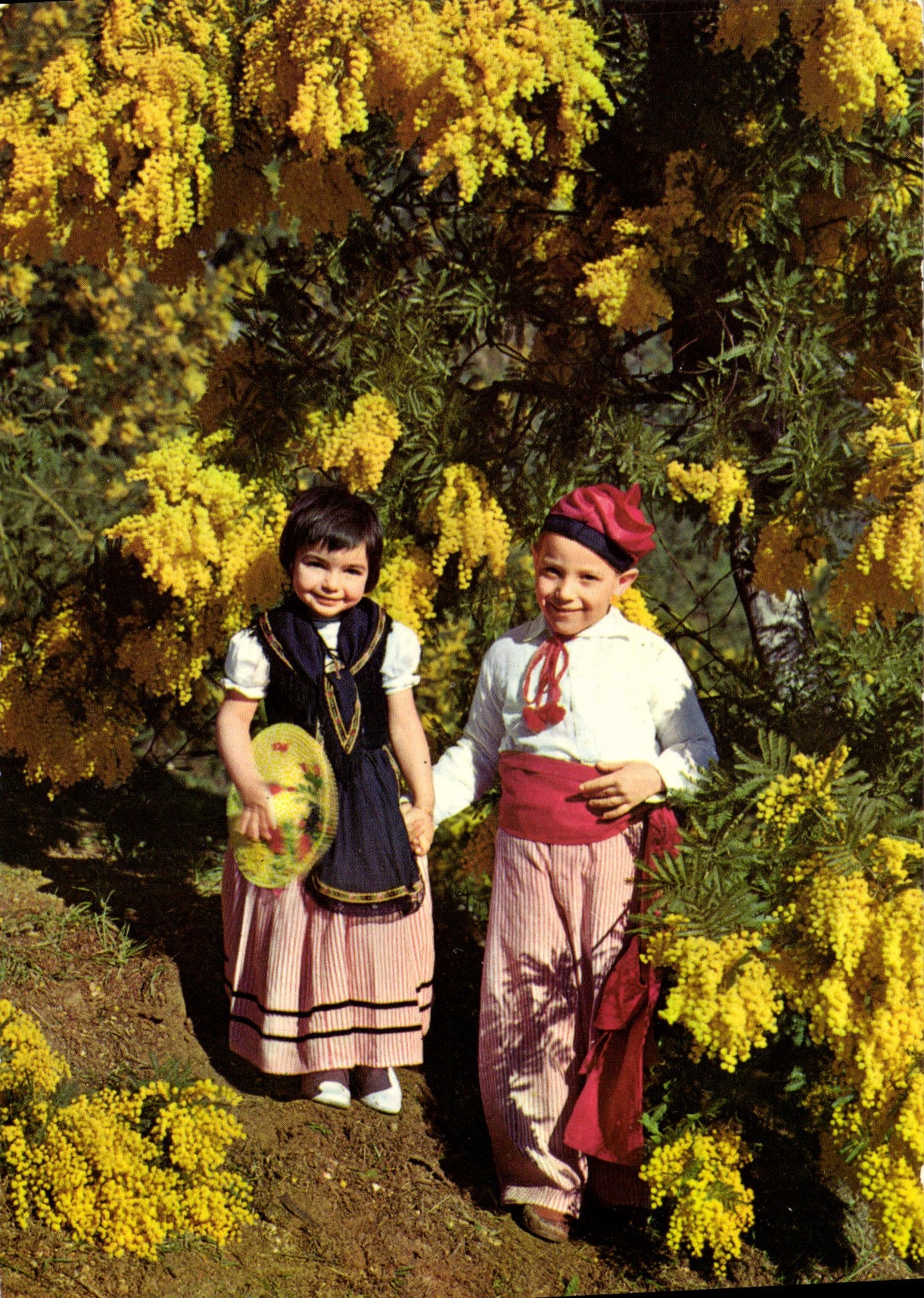 CPM Cote d'Azur Enfants en Costumes Nicois 