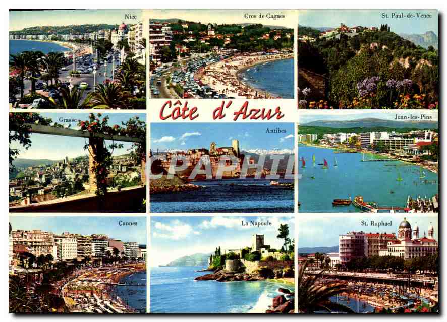 CPM La Cote d'Azur 