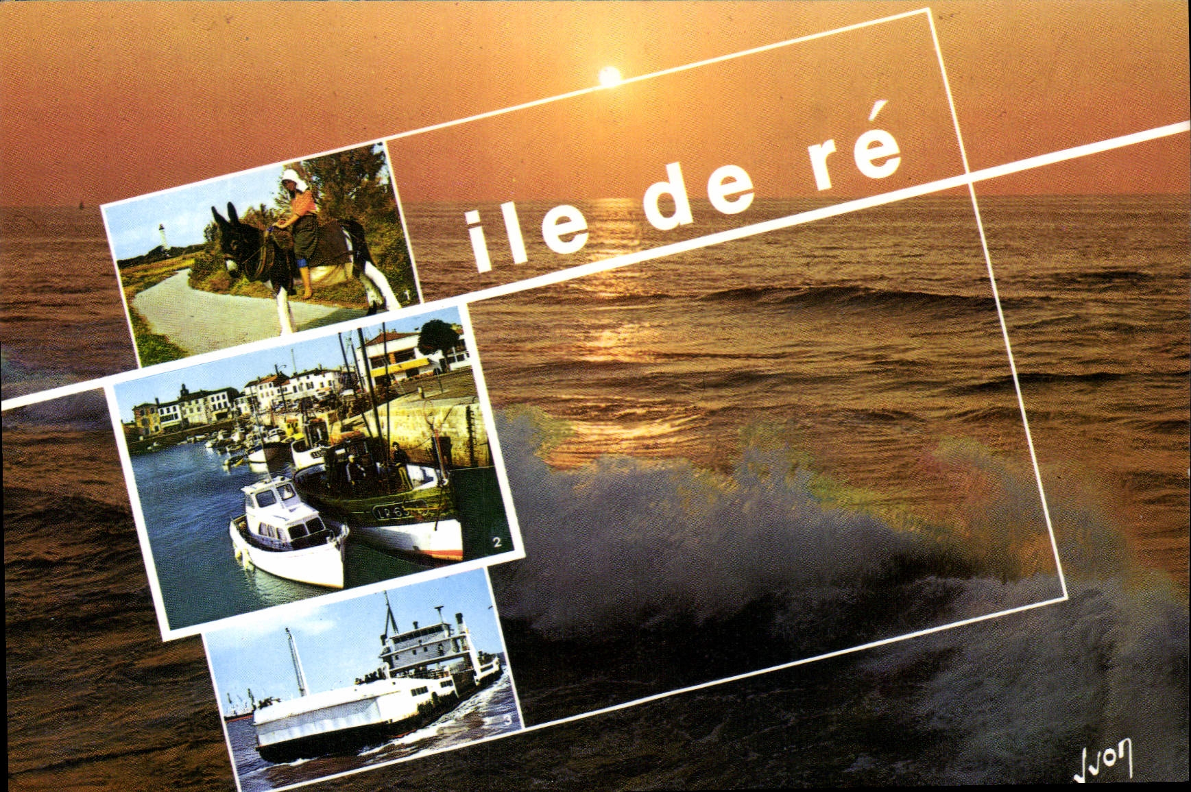 Ile de Ré — paysages et ports — éditeur J. Jaurin, n° 17