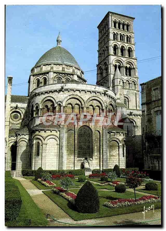 Cathédrale Saint-Pierre d'Angoulême — Jardins — Éditions d'art Yvan, n° 88