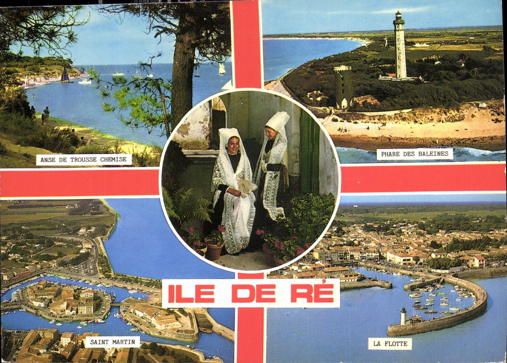 Isle of Ré — Anse de Trousse Chemise, Whale Lighthouse, Saint Martin, La Flotte — Artaud Frères