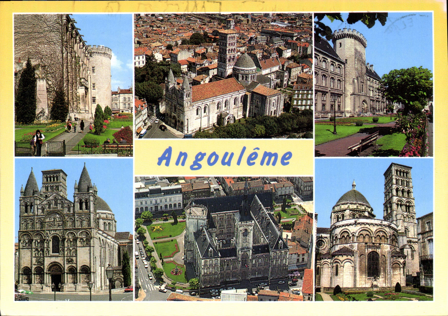 Angoulême — Panoramablick auf Monumente — Artaud Frères