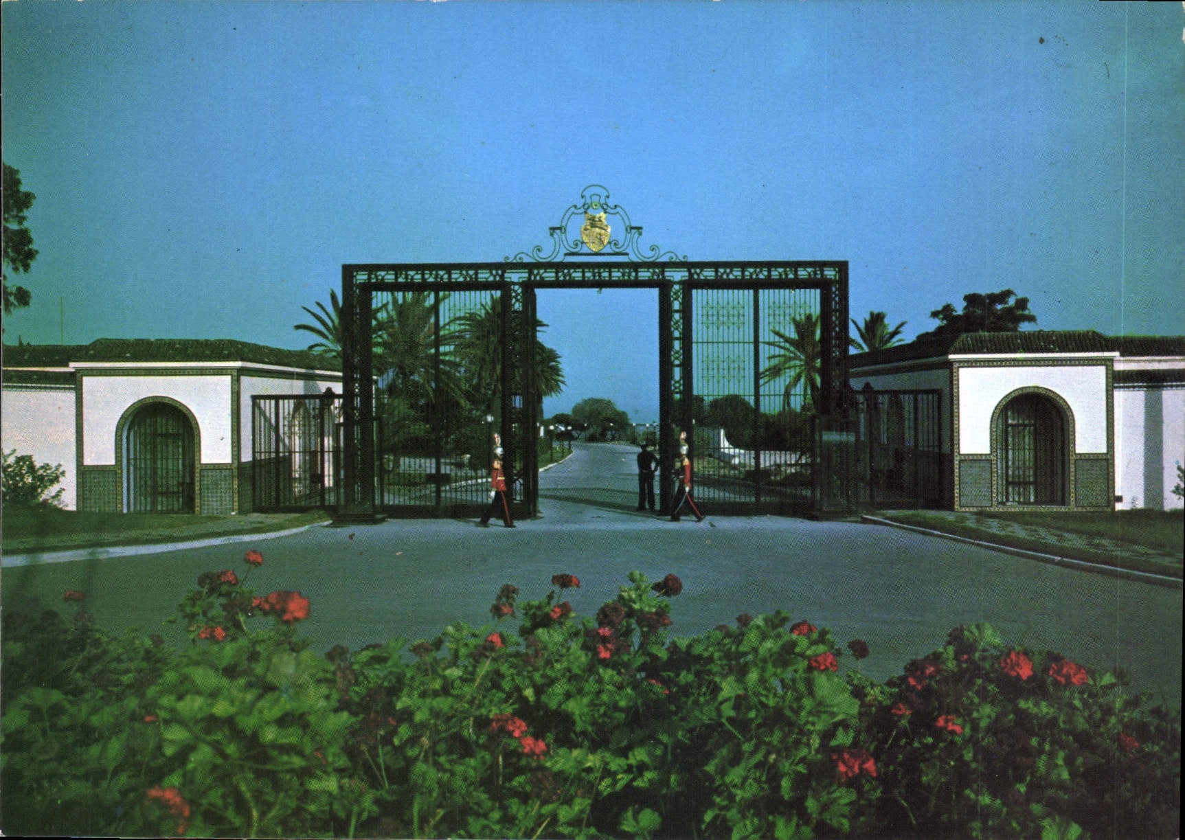CPM Les grilles du Palais Presidential Carthage Tunisie 