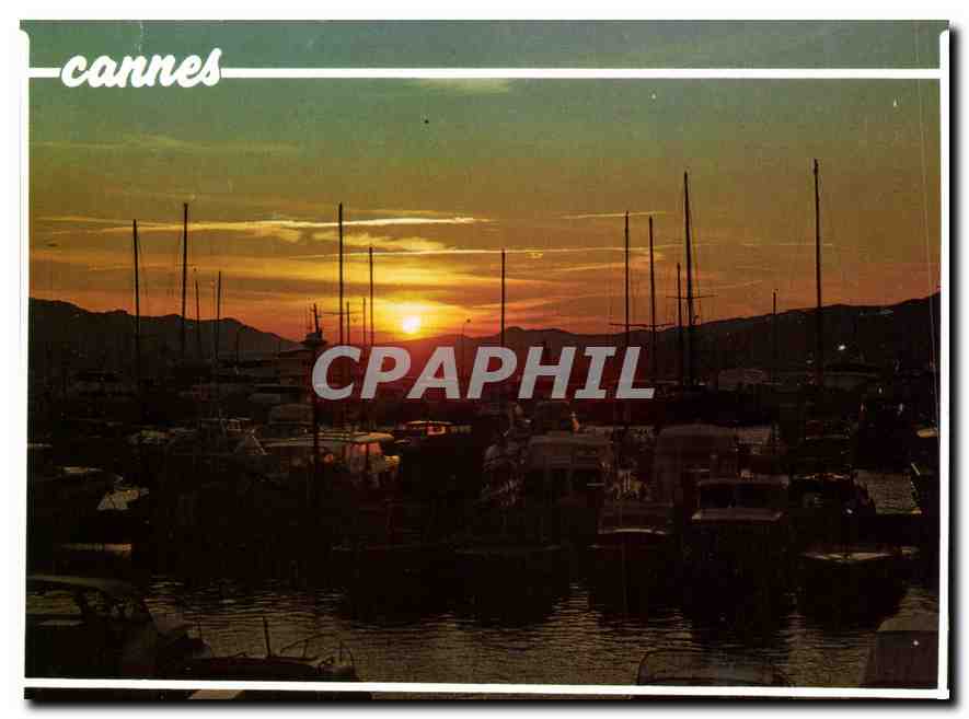 Cannes — Coucher de soleil sur le Port — SOPICO