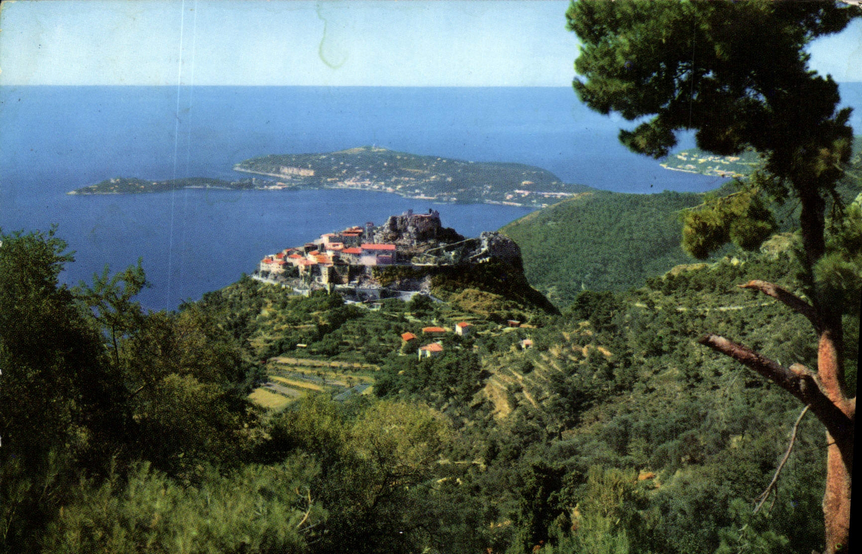 CPM La Cote d'Azur Eze Village et le Cap Ferrat 