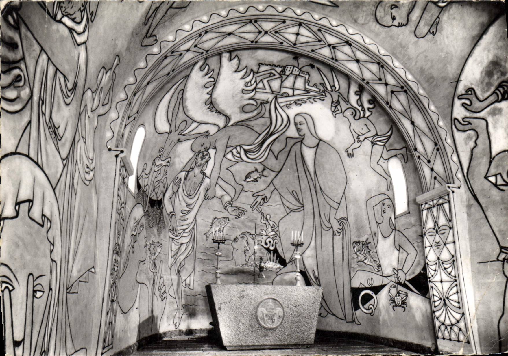 Chapelle Saint-Pierre de Villefranche-sur-Mer — décorée par Jean Cocteau — éditions La Scopome