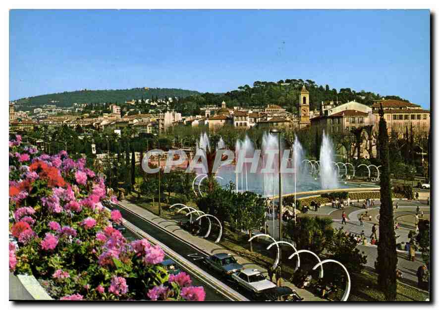 CPM Cote d'Azur Nice Alpes Maritimes Jardin de l'Esplanade du Paillon 