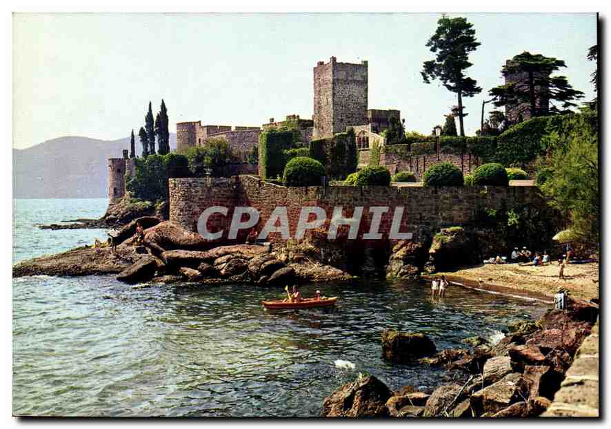 CPM La Cote d'Azur La Napoule Plage Le Chateau 