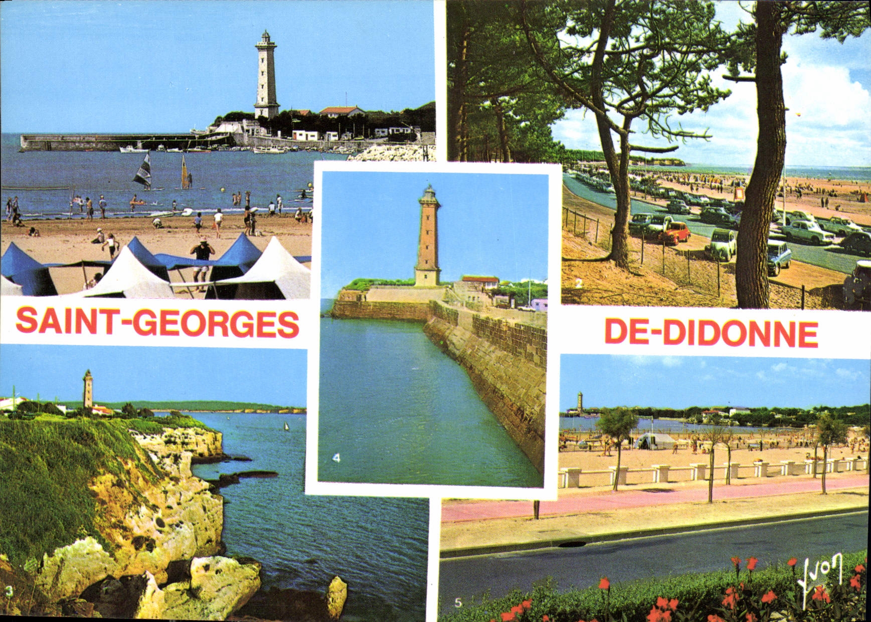 Saint-Georges-de-Didonne — Collage de 5 vues — Éditions S.P.A.D.E.M.