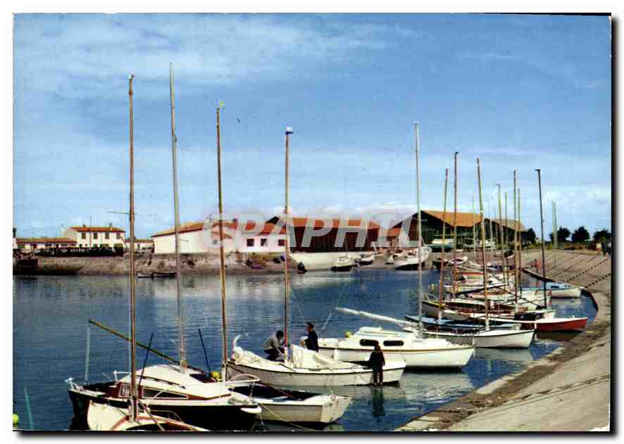 CPM Ile De Re Ars en Re Un coin du port des vailiers 