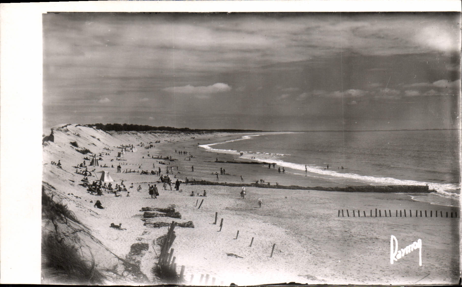 La Pointe d'Arcay et l'Île de Ré à l'horizon — Images de France n°13 — éditeur RAYMOQ