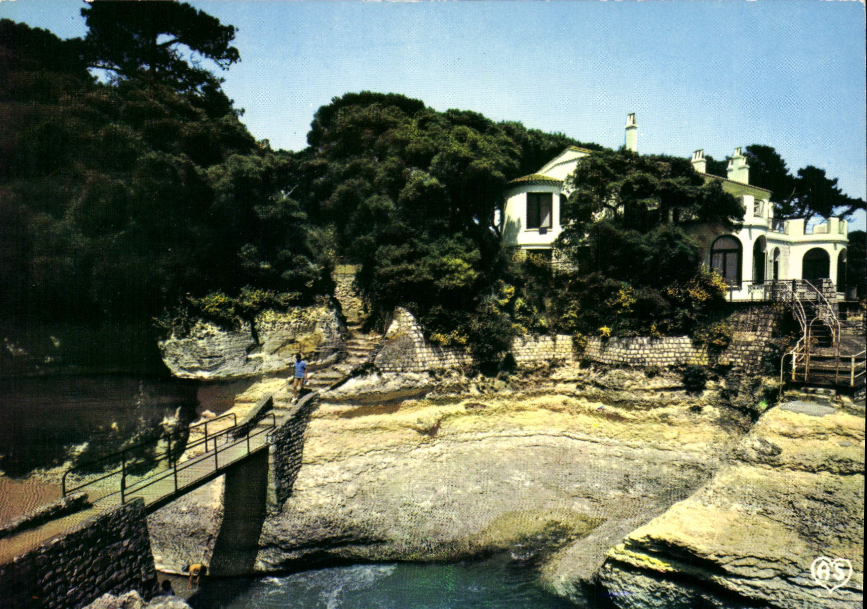 CPM Saint Palais sur Mer Charente Maritime La Corniche des Pierrieres le sentier des Douaniers le Pe
