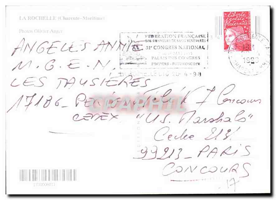 CPM La Rochelle  — Verso