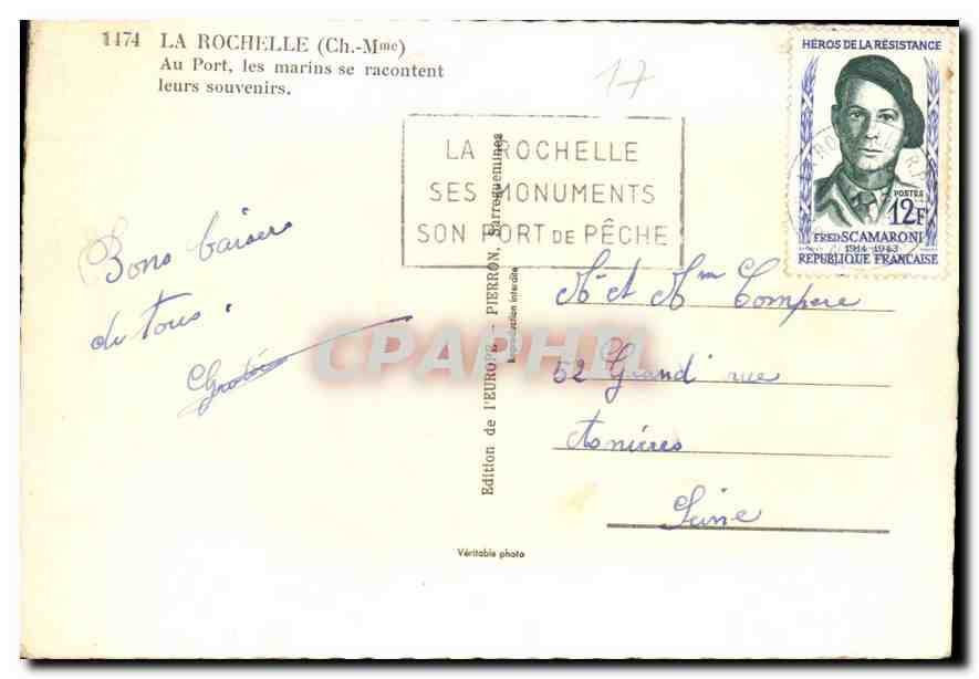 La Rochelle — Port de pêche — Édition de l'Europ — Back