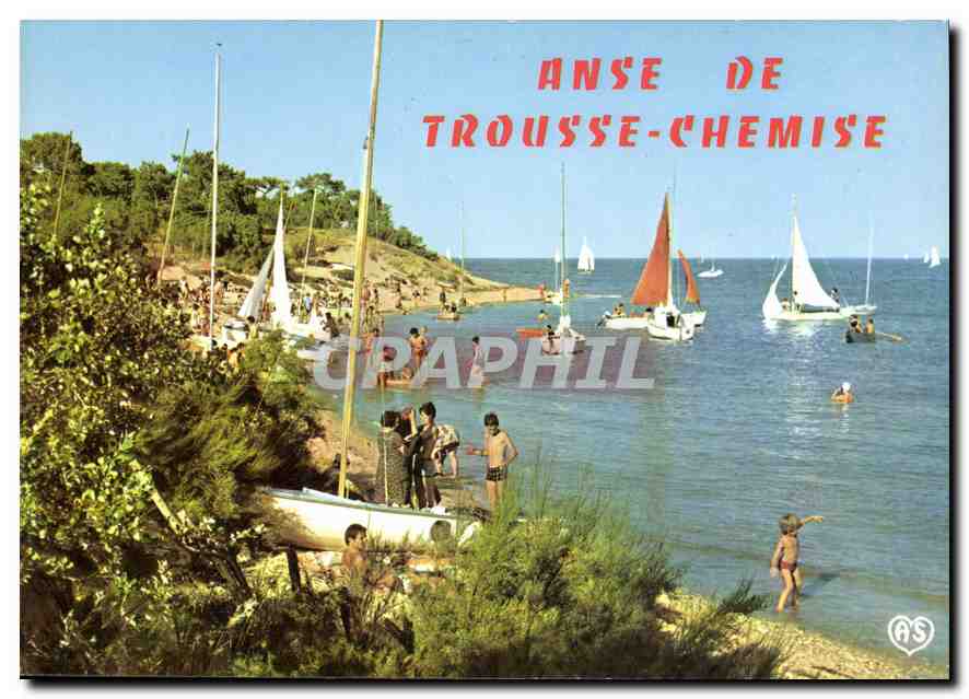 CPM Ile de Re Les Portes Anse de Trousse Chemise 