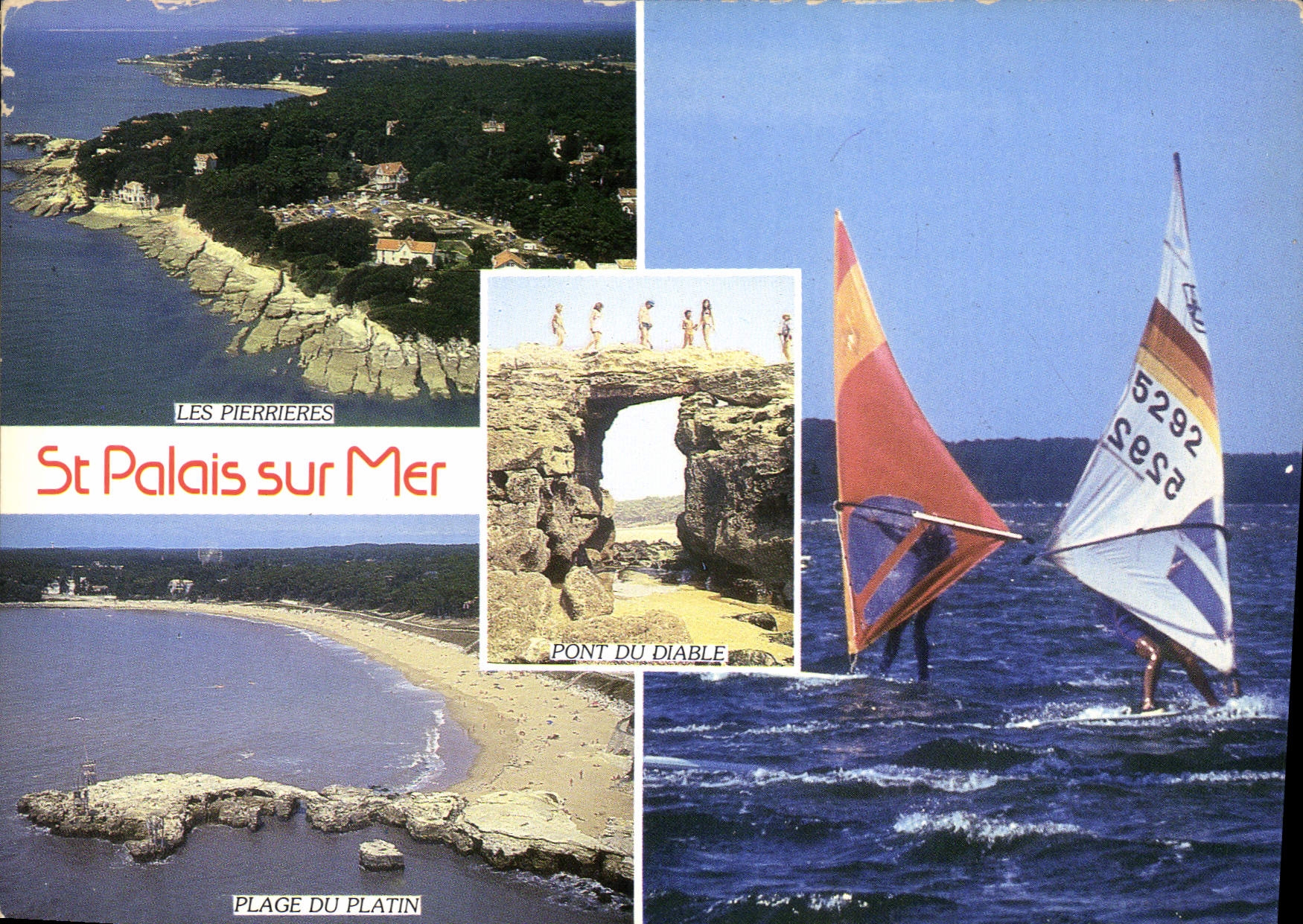 St Palais sur Mer — Les Pierrières, Pont du Diable, Plage du Platine — Combier Imprimeur