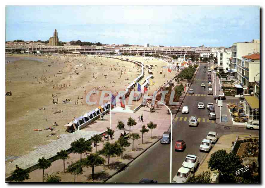 Royan - Die Strandpromenade und Bd Garnier — Ansicht des Hotels Family — Édition de l'Europe, Sarreguemines