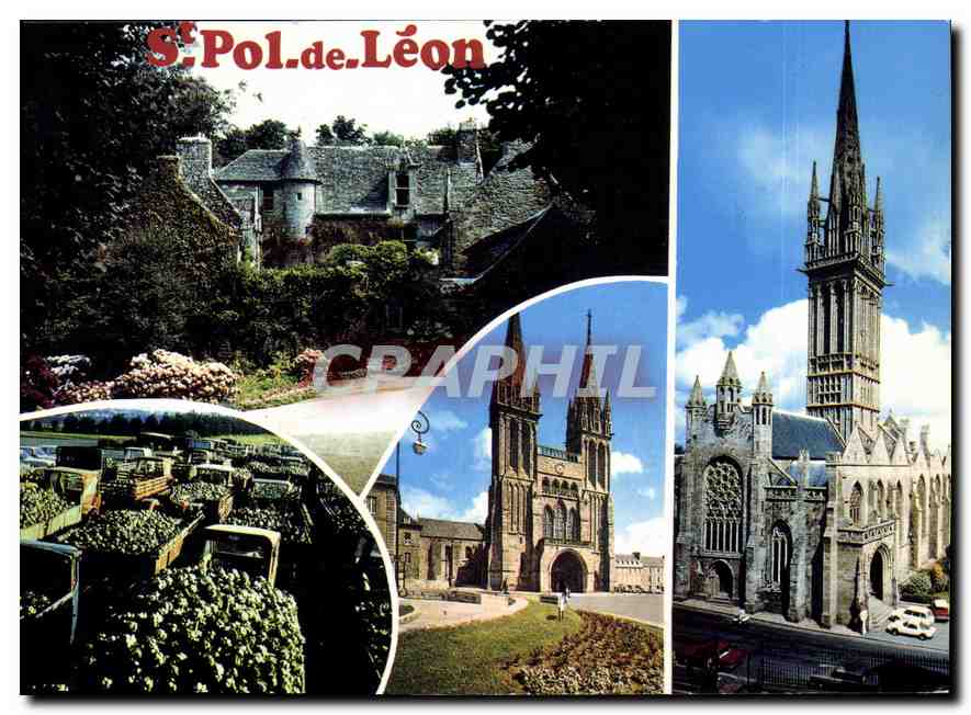 CPM Saint Paul de Leon Nord Finistere 