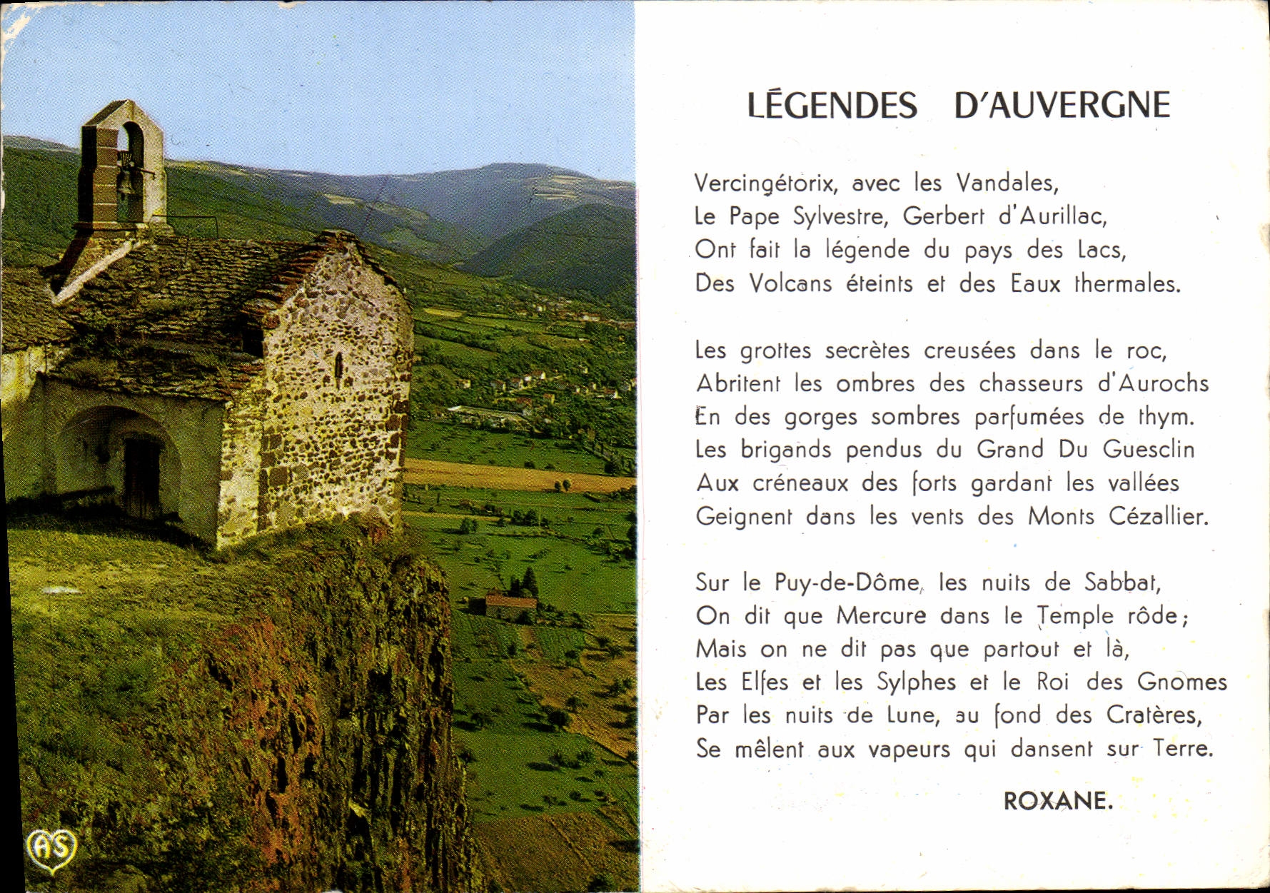 Vercingétorix et légendes d'Auvergne — Éditions AS, n° A-311