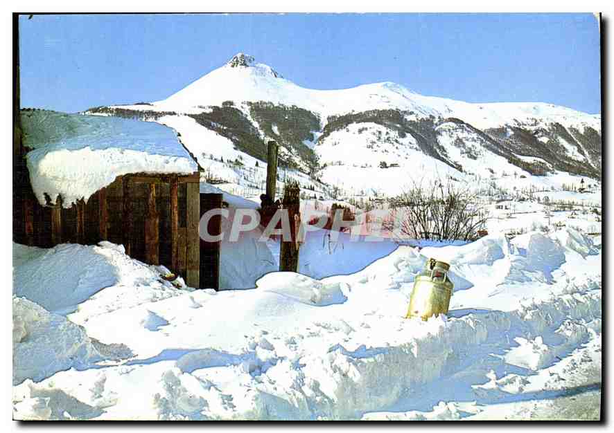 Monts d'Auvergne — paysage enneigé — Édition de Luxe