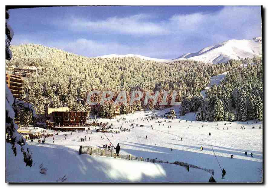 CPM Le Cantal Sous la Niege Super Lioran 