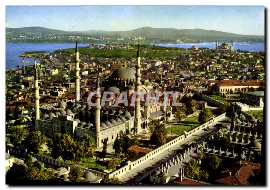 CPM Suleymaniya Camiinin havadan gorunusu Istanbul Turkey 