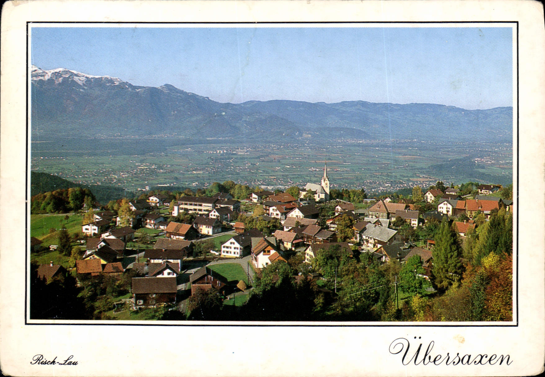 CPM Ubersaxen Blick ins Rheintal Vorarlberg 
