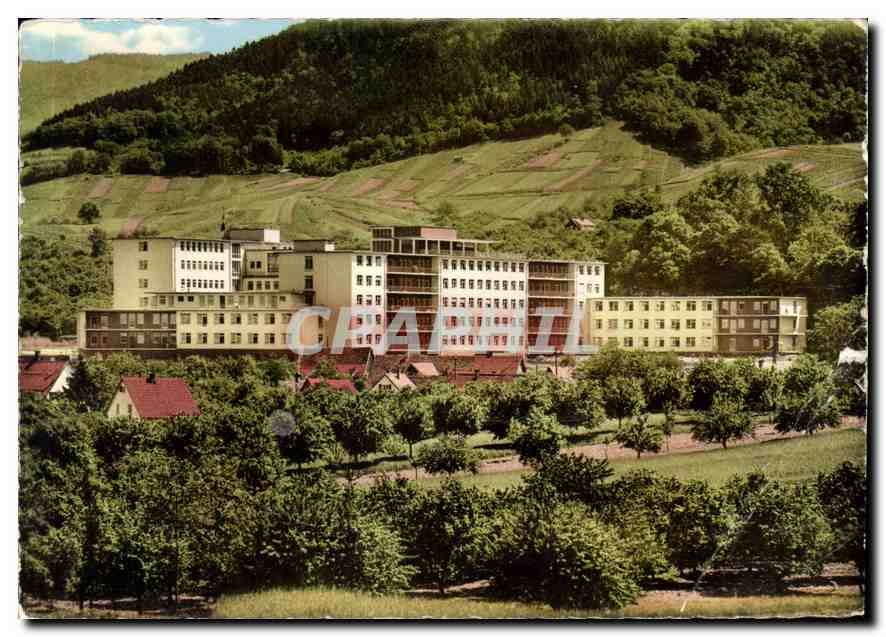 CPM Buhl Allemagne Hopital Milltaire Francais 